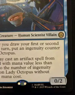 Lady Octopus, Inspired Inventor 0035 Rare Spider-Man Magic: The Gathering - Image 5