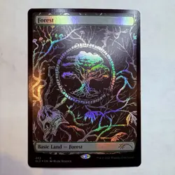 SLD Forest (Crushing Brutality) Secret Lair Drop Foil MTG NM - Image 1