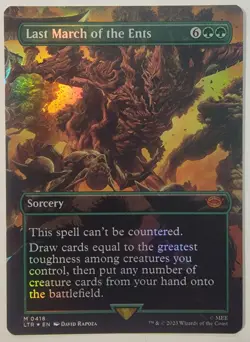 Last March of the Ents | NM | FOIL | The Lord of the Rings | LTR #418 | MTG - Image 1