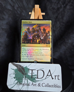 AETHER HUB ~ NM ~ MTG Magic - 006 FNM Promo FOIL - Image 1