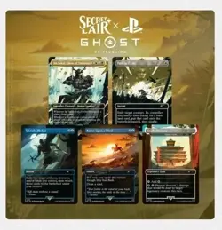 MTG Secret Lair Playstation Ghost of Tsushima Non-Foil Preorder - Image 1