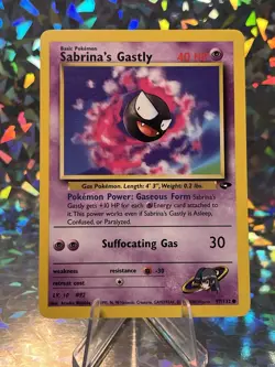 Sabrina's Gastly Gym Challenge, Unlimited Common Card 97/132 - Pokemon TCG MP - Image 1