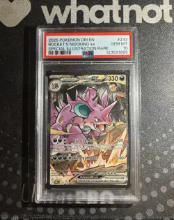 PSA 10 Pokemon TCG Team Rockets Nidoking EX 233/182 Special Illustration Rare - Image 2