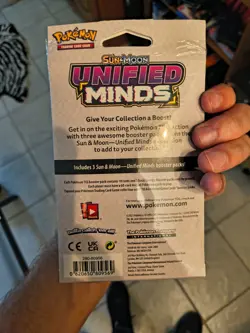 Pokemon Sun and Moon Unified Minds Hanger Box - Pack of 3 - Image 3