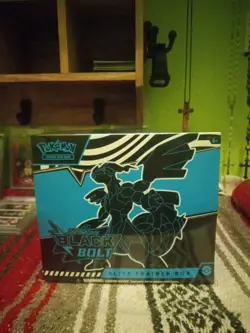 Pokemon TCG Scarlet Violet Black Bolt ETB Sealed With Plastic Shell !!MINT!! - Image 1