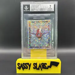 1999 Merlin Pokemon Magikarp #S20 Special Glitter Prism Sticker BGS 7 - Image 1