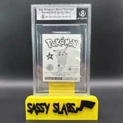 1999 Merlin Pokemon Magikarp #S20 Special Glitter Prism Sticker BGS 7 - Image 2