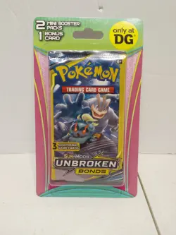 Pokemon Dollar General 2 Mini booster packs 2X Unbroken Bonds #B - Image 1