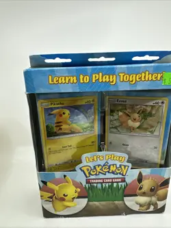 Pokemon TCG Let’s Play Together Pikachu & Eevee Theme Decks Sealed - Image 1