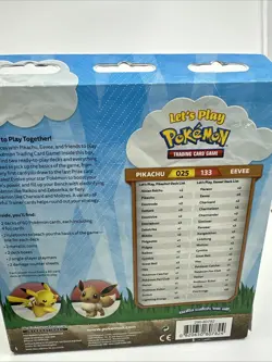 Pokemon TCG Let’s Play Together Pikachu & Eevee Theme Decks Sealed - Image 2
