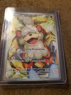 Pokemon TCG Hisuian Growlithe Twilight Masquerade IR 181/167 - Image 1