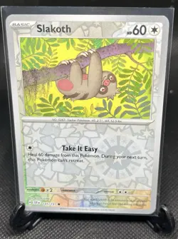 NM Slakoth 145/191 Reverse Holo Surging Sparks Scarlet & Violet Pokemon 2024 - Image 1