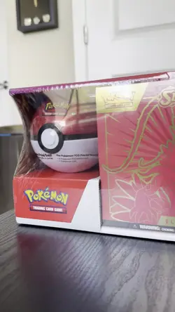 3-pack Pokemon TCG Scarlet & Violet Pokeball ETB set Sealed (Red Box) - Image 2