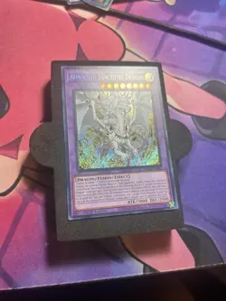 Yugioh TCG Albion the Sanctifire Dragon MP24-EN082 SECRET RARE FOILING MISPRINT - Image 2