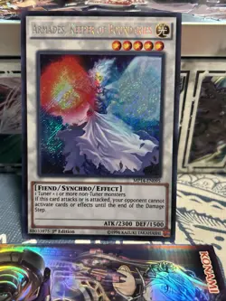 Yugioh Armades Keeper of Boundaries MP14-EN095 Secret Rare 1st Ed LP - Image 3