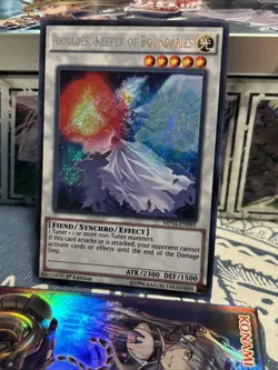 Yugioh Armades Keeper of Boundaries MP14-EN095 Secret Rare 1st Ed LP - Image 4