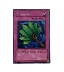 Yu-Gi-Oh! Goblin Fan TFK-003 Prismatic Secret Rare UnPlayed - Image 1