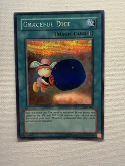 Yu-Gi-Oh! TCG Graceful Dice EDS-002 Prismatic Secret Rare LP Condition - Image 1