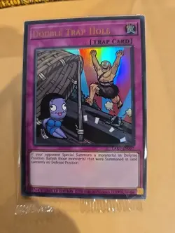 Yugioh Double Trap Hole - LART-EN067 - Ultra Rare - Limited Edition Sealed - Image 1