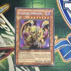 Yugioh! Victory Dragon JUMP-EN011 Secret Rare Limited Edition HP - Image 1
