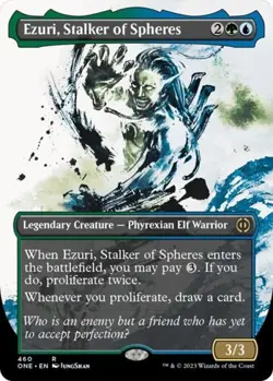 Ezuri, Stalker of Spheres (Showcase) (Step-and-Compleat Foil) -Foil MTG - Image 1