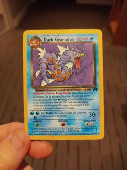 Pokemon TCG Dark Gyarados Team Rocket Card 25/82 Regular Rare Non Holo Vintage - Image 1