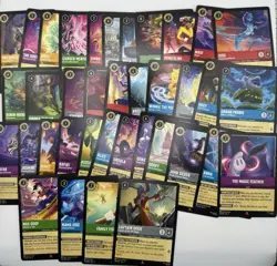 Disney Fabled 37 Rare Non-Foil Card Lot No Dupes - New Release - Image 1