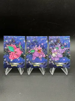 Nidoran Nidorino Nidoking Pokemon 2024 Card Database 1Cracked Ice Holo US Seller - Image 1