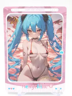 Hmph Hum 3 - Anime Waifu UR Trading Card - Hatsune Miku - Image 1