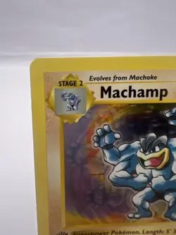Pokemon Card Machamp Shadowless Base Set 8/102 1st Edition Holo Rare - Image 2