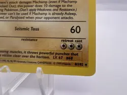Pokemon Card Machamp Shadowless Base Set 8/102 1st Edition Holo Rare - Image 5