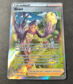Pokemon Crown Zenith Grant Full Art Holo Trainer Card GG62/GG70 NM - Image 1