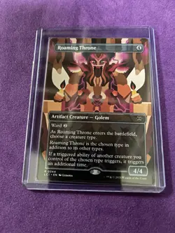 Magic the Gathering Roaming Throne the Lost Caverns of Ixalan Rare Card - Image 1