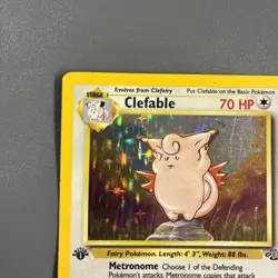 1st edition Clefable 1/64 Jungle Holo Card LP Pokemon TCG - Image 4