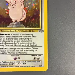 1st edition Clefable 1/64 Jungle Holo Card LP Pokemon TCG - Image 5