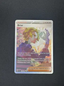 Pokemon TCG S&V Stellar Crown: Briar 171/142 Special Illustration Rare Card - Image 1