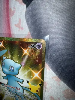 Pokemon Mew Holo Rare TCG Gold Card Celebrations 25th Anniversary 025/025 - Image 5