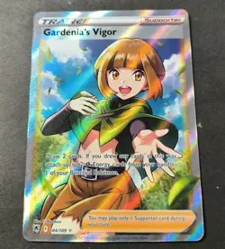 Pokemon Astral Radiance Gardenia's Vigor Full Art Holo Trainer Card 184/189 NM - Image 1