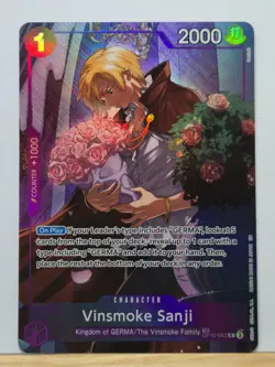 Vinsmoke Sanji (TR) OP10-063 - Legacy of the Master - One Piece CCG Card - Image 1