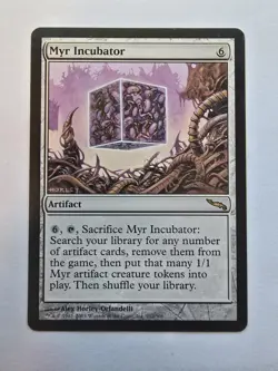 Myr Incubator Mirrodin Regular MTG Card Mp Condition - Image 1