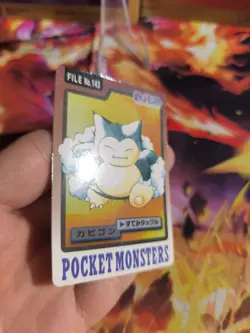 Pokemon Karte Card Pocket Monsters Carddass 1997 japanese NM Snorlax Relaxo - Image 3