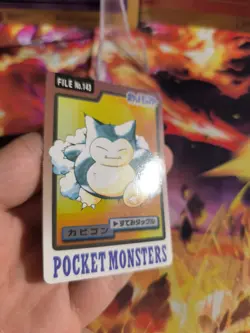 Pokemon Karte Card Pocket Monsters Carddass 1997 japanese NM Snorlax Relaxo - Image 4