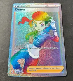 Pokemon Fusion Strike Dancer Secret Rare Trainer Card 274/264 NM - Image 1