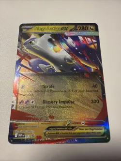 Mega Latias EX 011 Mega Evolution Holo Black Star Promo Pokemon Card NM - Image 1
