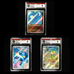 CCG Mint 9 Nintendo Pokemon TCG card 3pcs - Image 1