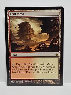 Magic the Gathering MTG Card Arid Mesa 211/249 Zendikar Regular Rare NM - Image 1