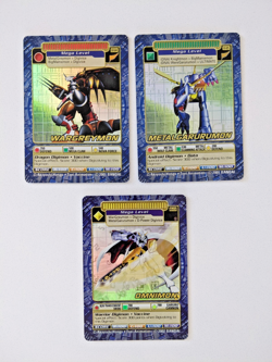 Digimon Digi Battle Wargreymon Metalgarurumon Omnimon HOLO Cards - Image 1