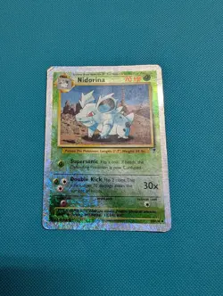 Nidorina 55/100 Legendary Collection 2002 Reverse Holo Pokemon Card TCG - Image 1