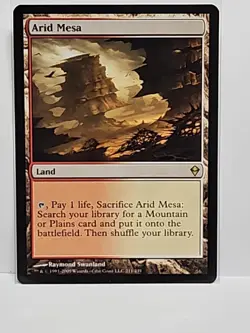 Magic the Gathering MTG Card Arid Mesa 211/249 Zendikar Regular Rare NM - Image 1