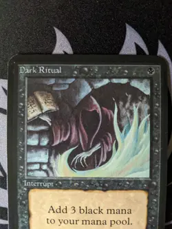 Dark Ritual ~ Alpha [Slightly Played][Magic MTG] - Image 2